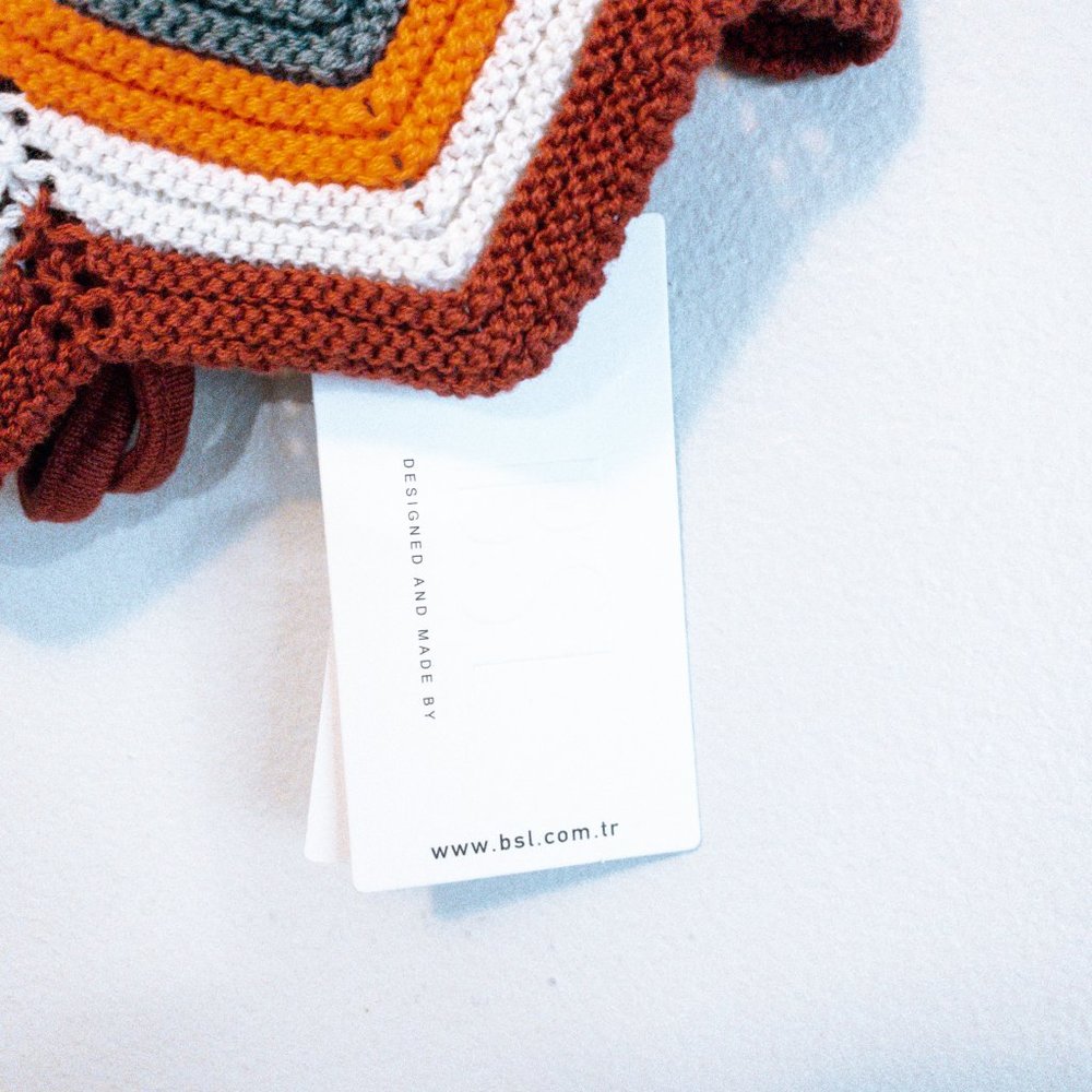 Crochet Halter Top - Retro Rainbow - Picture 7 of 8